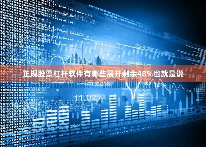 正规股票杠杆软件有哪些展开剩余48%也就是说